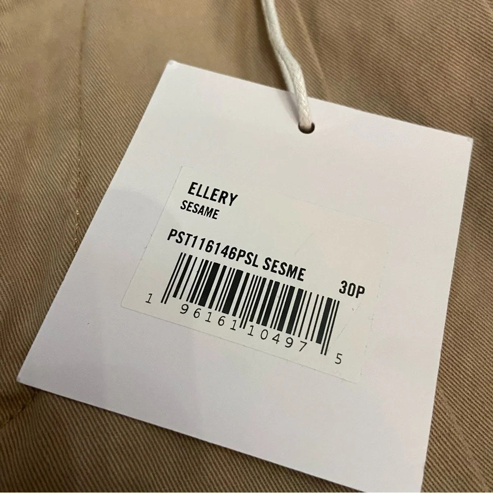 New! Pistola Ellery High Rise Wide Leg Trouser in Sesame 28133 - Picture 5 of 13